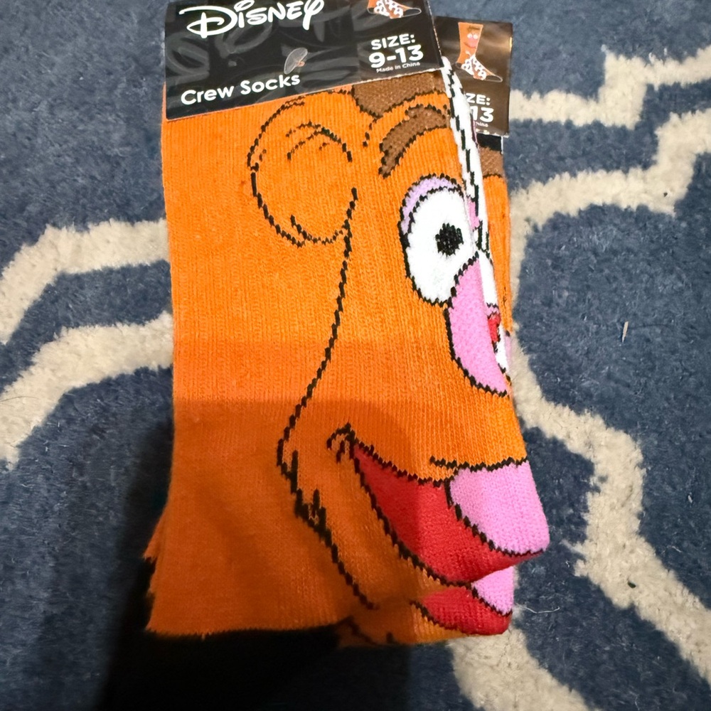 Disney Muppets Movie Fozzie Bear Socks